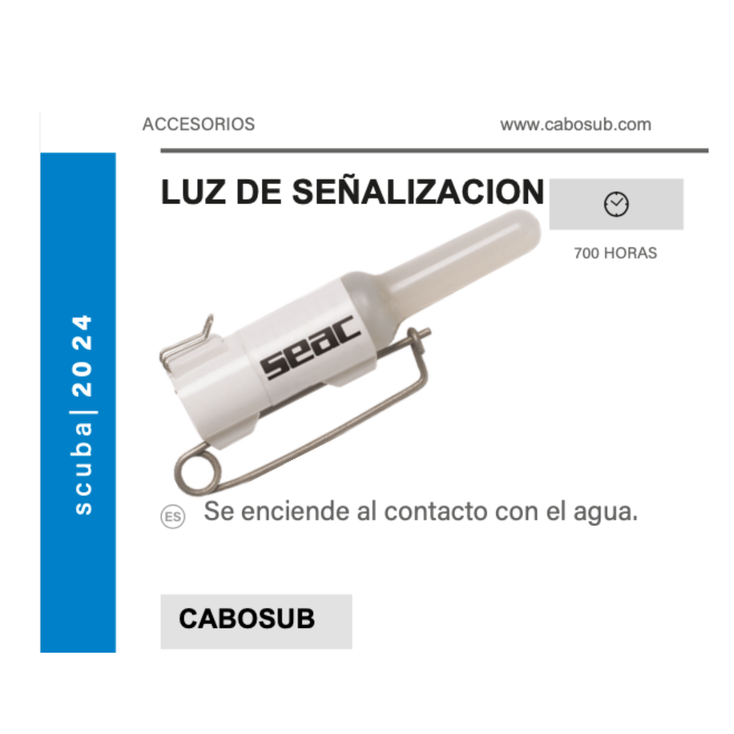 LUZ SEÑALIZACION SUBMARINA