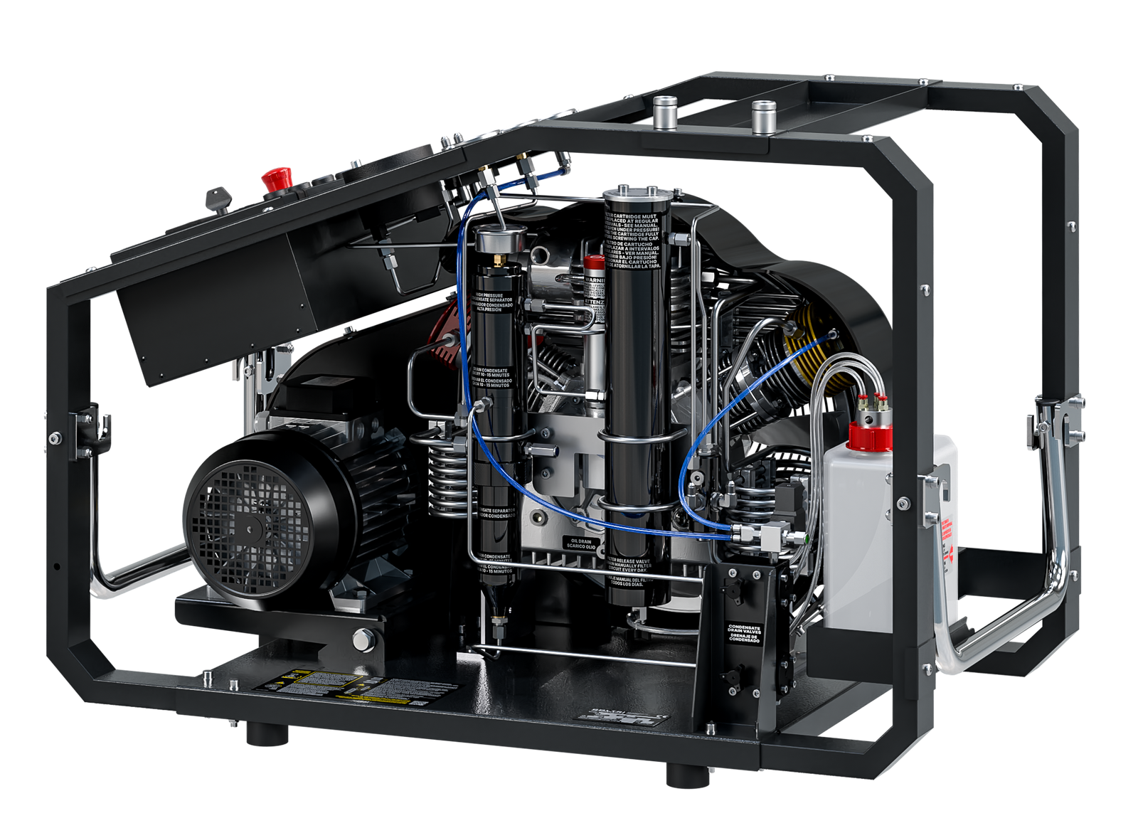 COMPRESOR MCH-16 ERGO 150 ELÉCTRICO MONOFÁSICO FULL AUTOMÁTICO 1PH 5,5HP