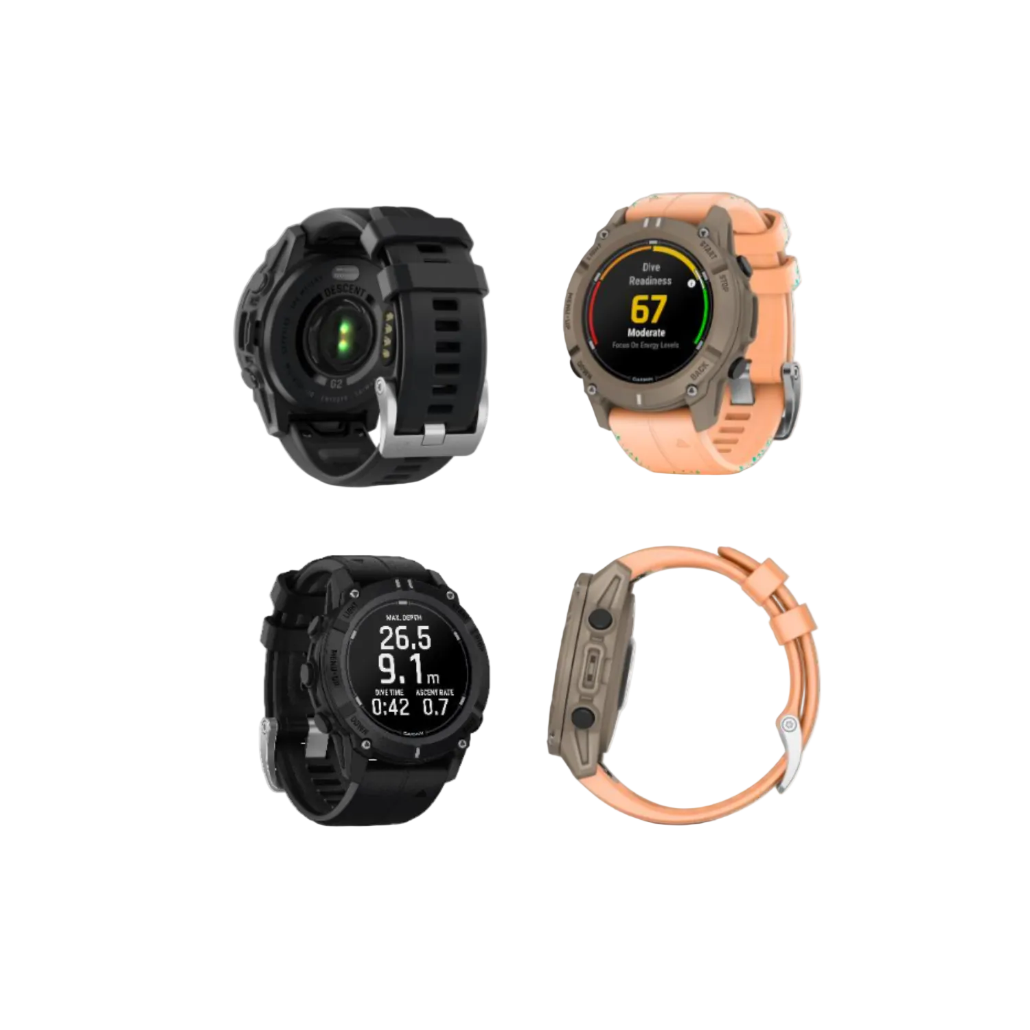 DESCENT G2 SMARTWATCH Y ORDENADOR DE BUCEO (45mm) + USB