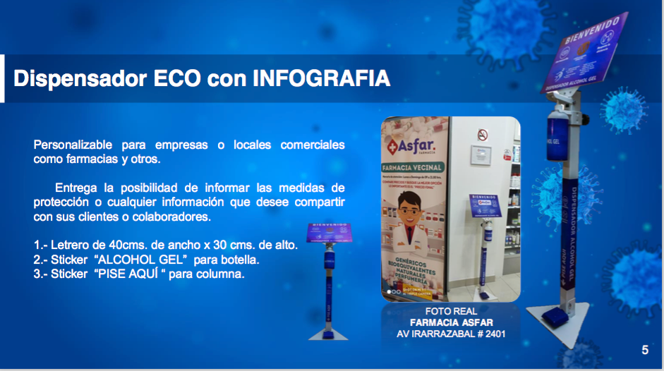 PRODUCTOS PARA PREVENCION COVID -19 EMPRESAS E INSTITUCIONES