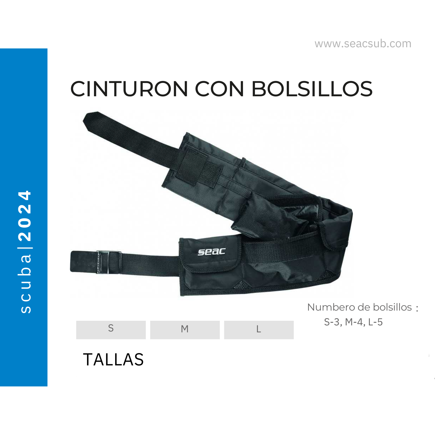 CINTURON CON BOLSILLO SEAC SUB