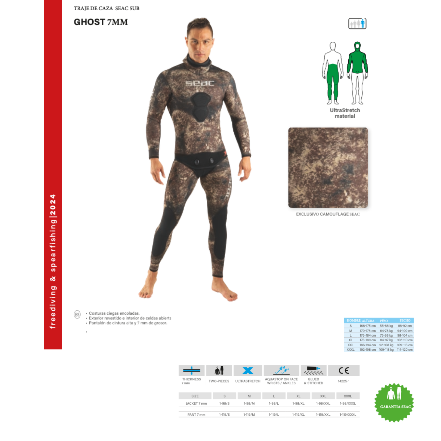 TRAJE DE CAZA SEAC SUB GHOST 7MM