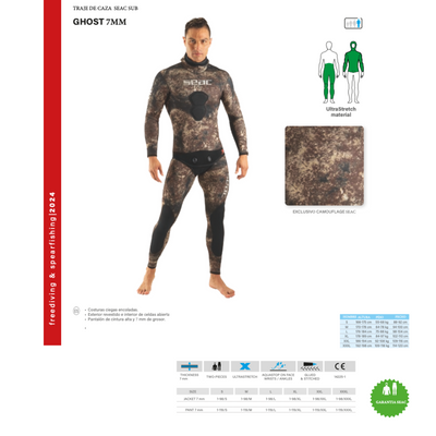 TRAJE DE CAZA SEAC SUB GHOST 7MM