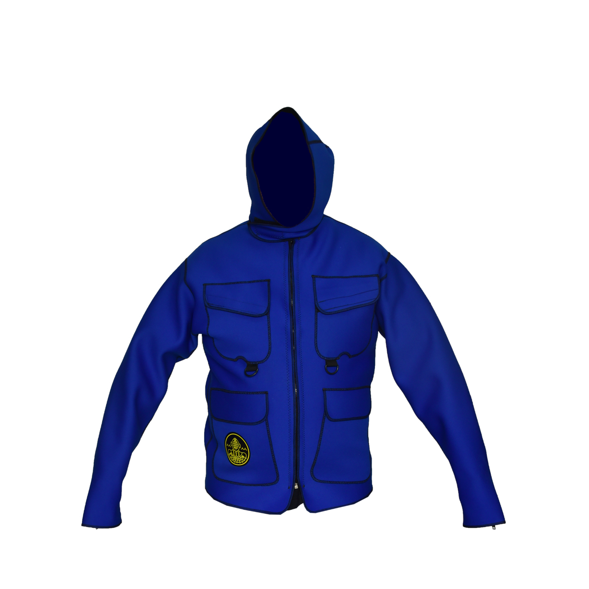 chaqueta de neopreno salmonera
