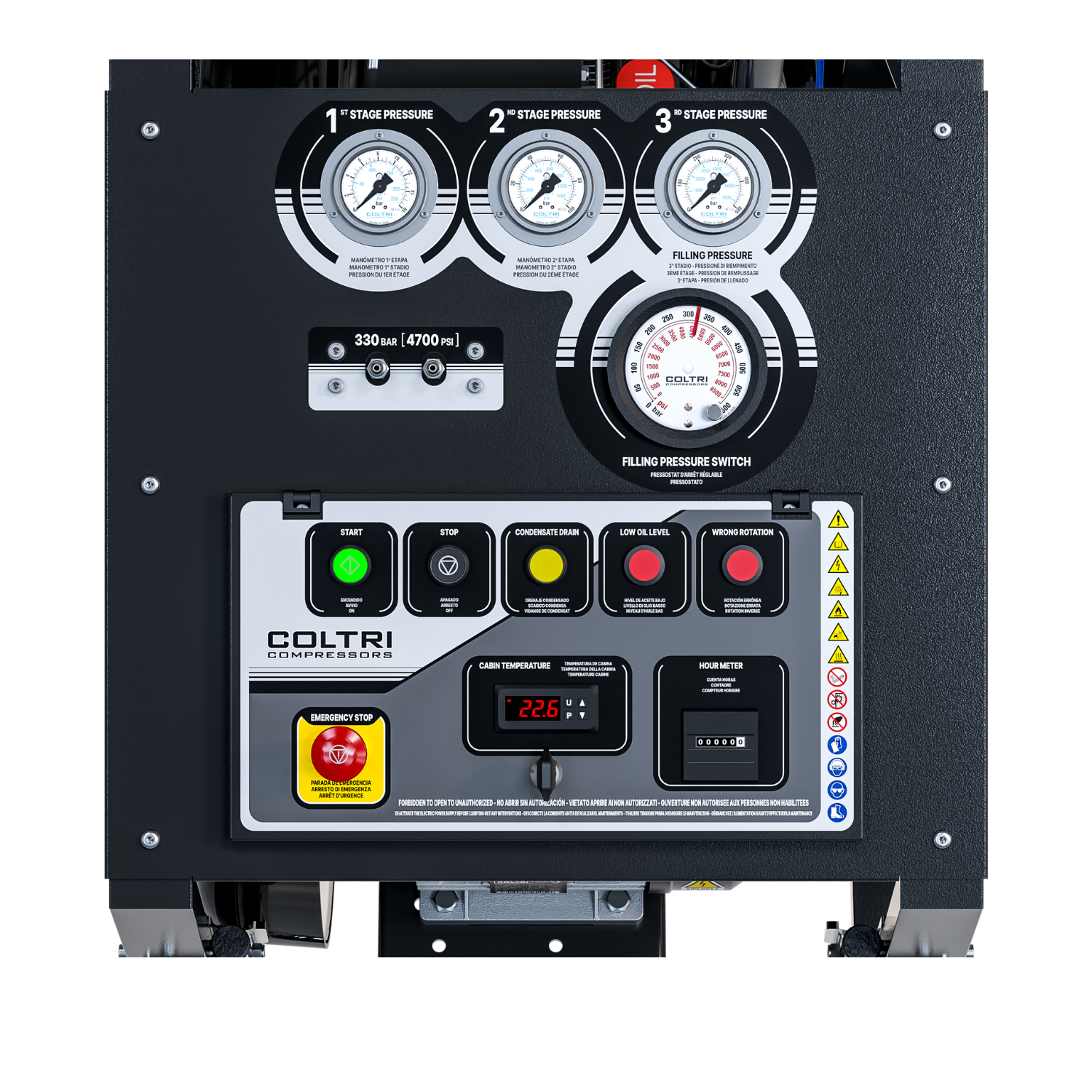 COMPRESOR MCH-16 ERGO 315 ELÉCTRICO TRIFÁSICO full automático