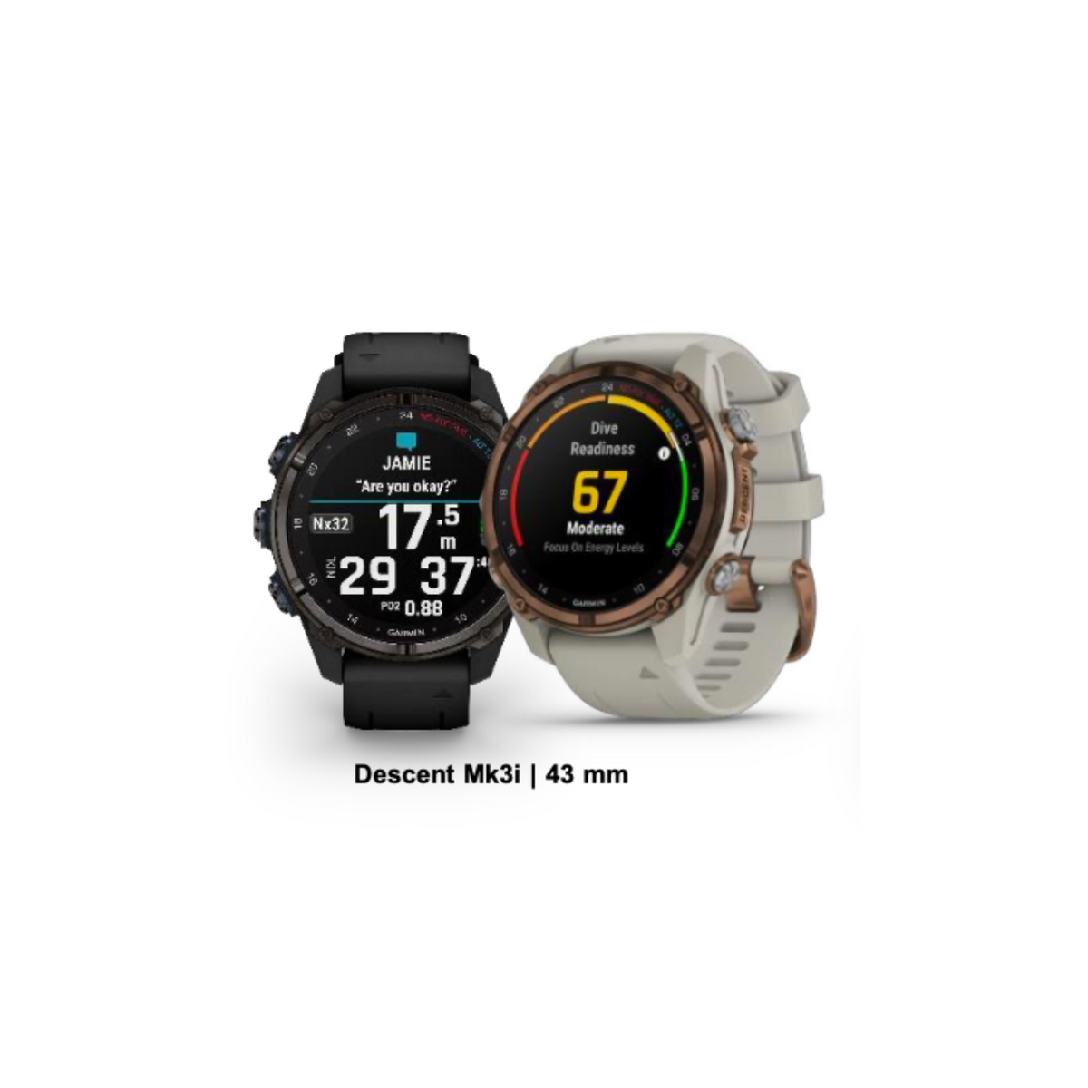 DESCENT Mk3 (43mm) Ordenador de buceo y reloj inteligenteGPS