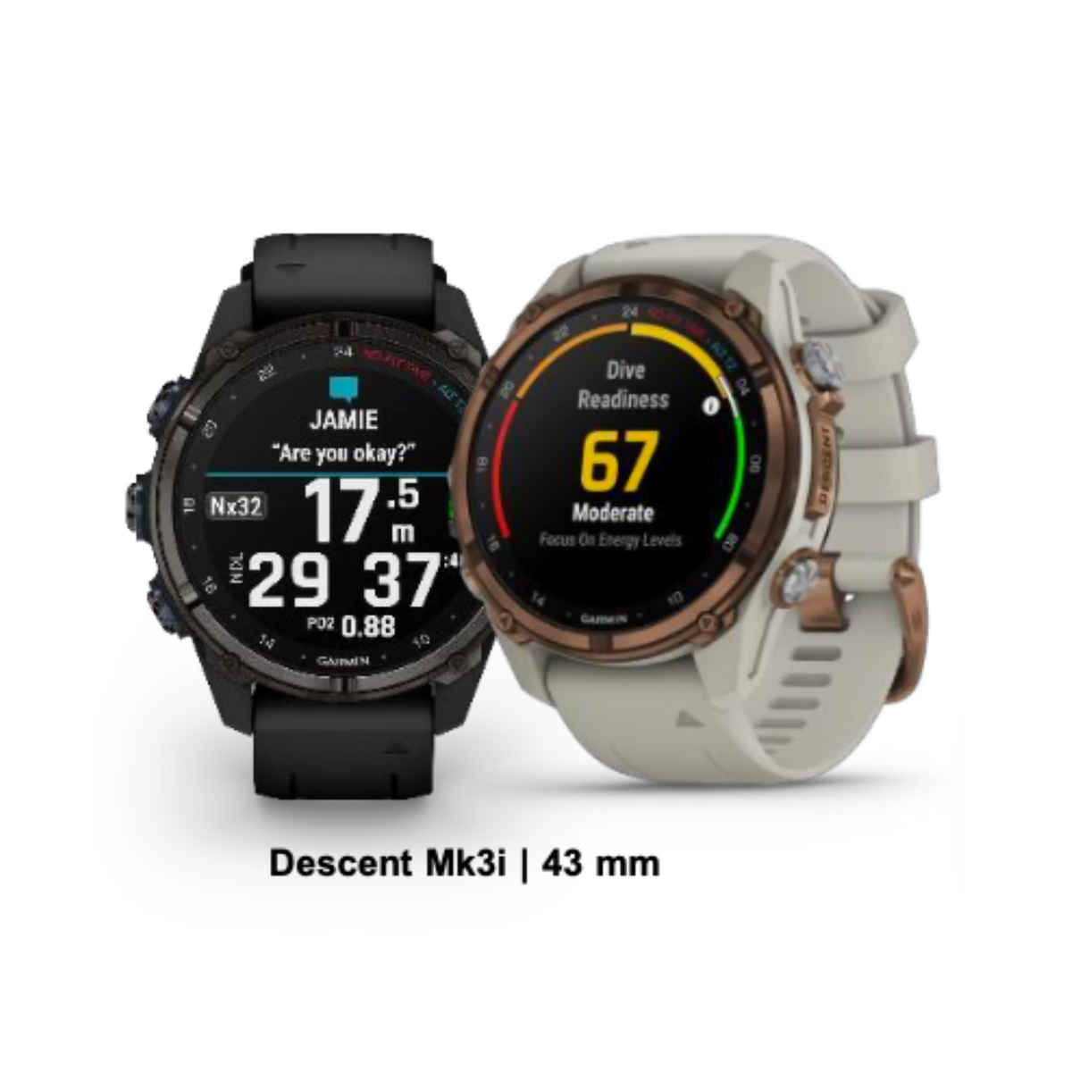 DESCENT Mk3 (43mm) Ordenador de buceo y reloj inteligenteGPS