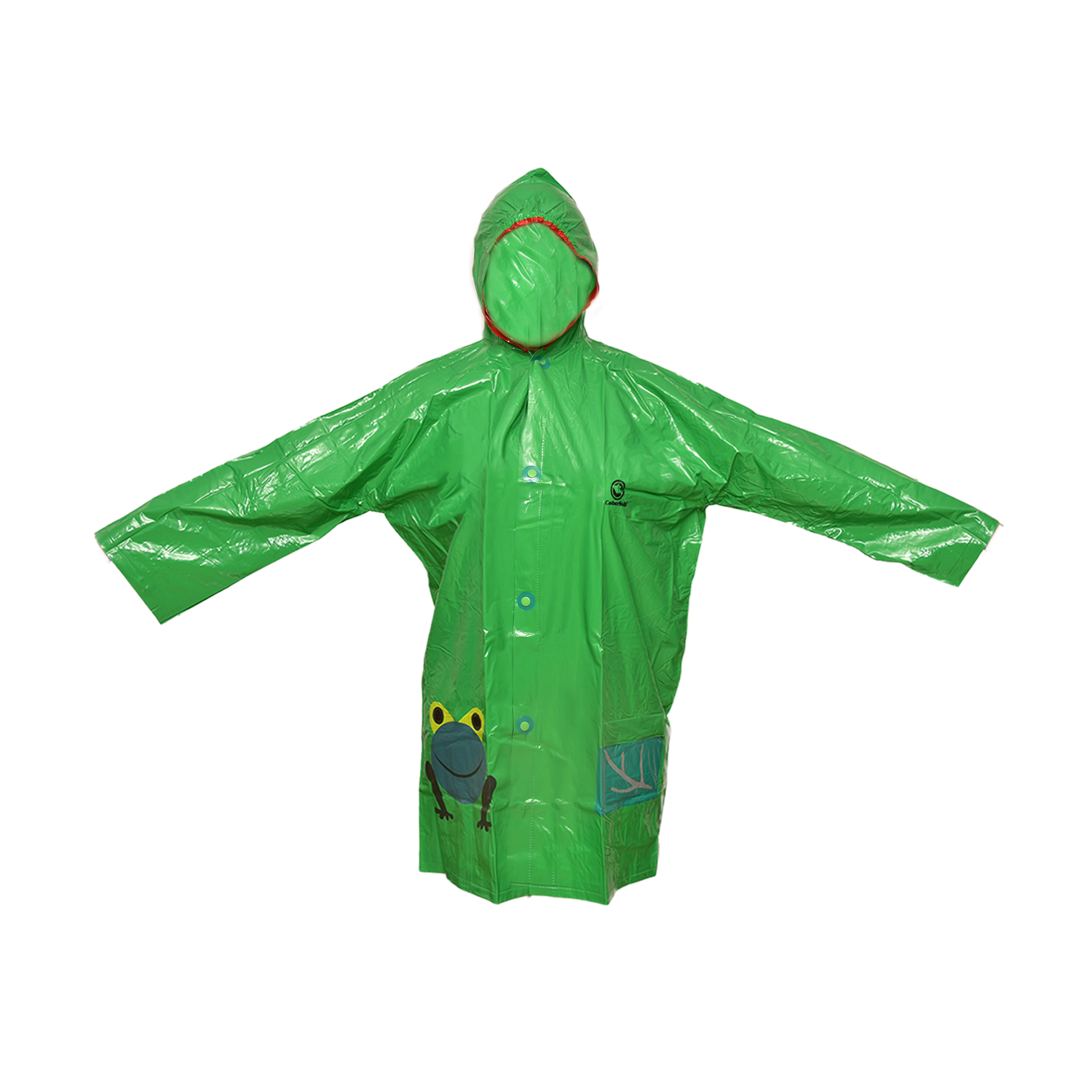 CHAQUETA IMPERMEABLE VERDE RANA